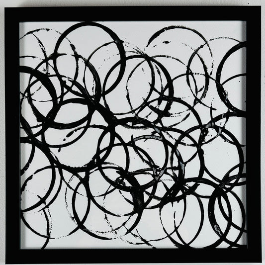 Circles (B&W) (12x12)