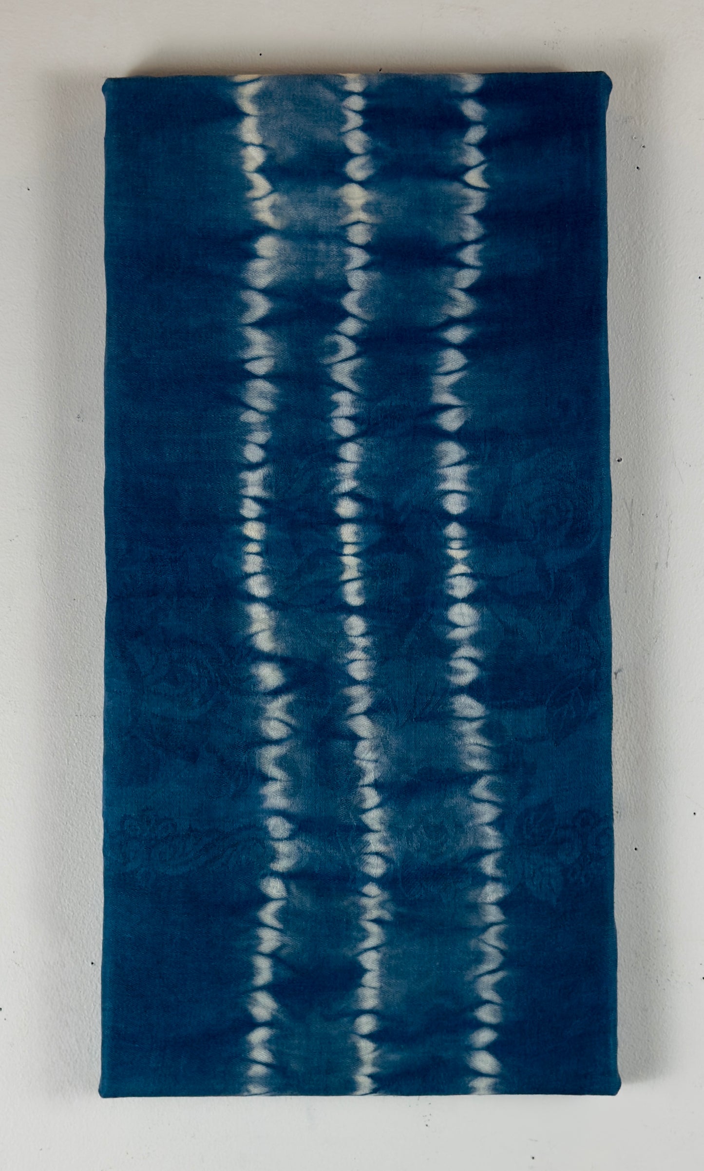 Stitched (16x20) - Indigo dying
