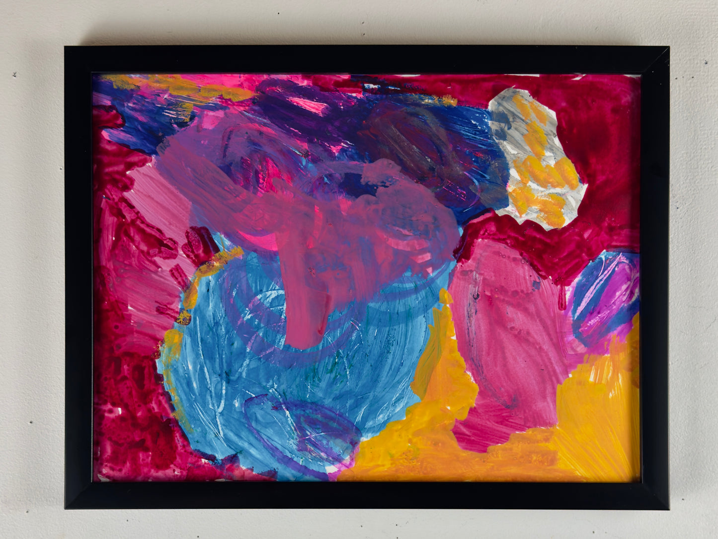 Melted Crayons (12x16 ½)