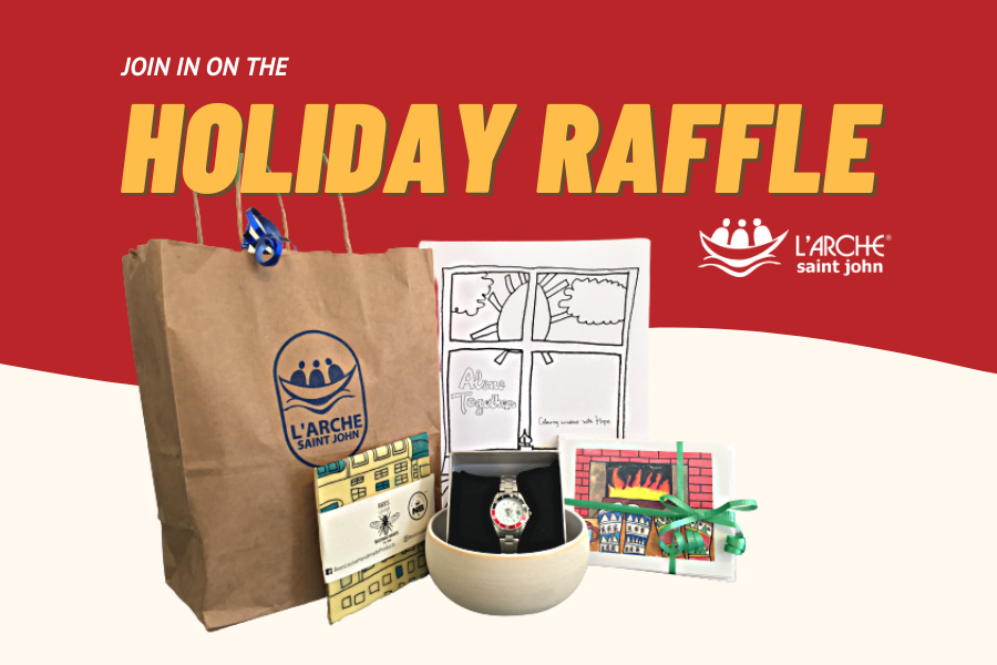 Holiday Raffle image with prizes