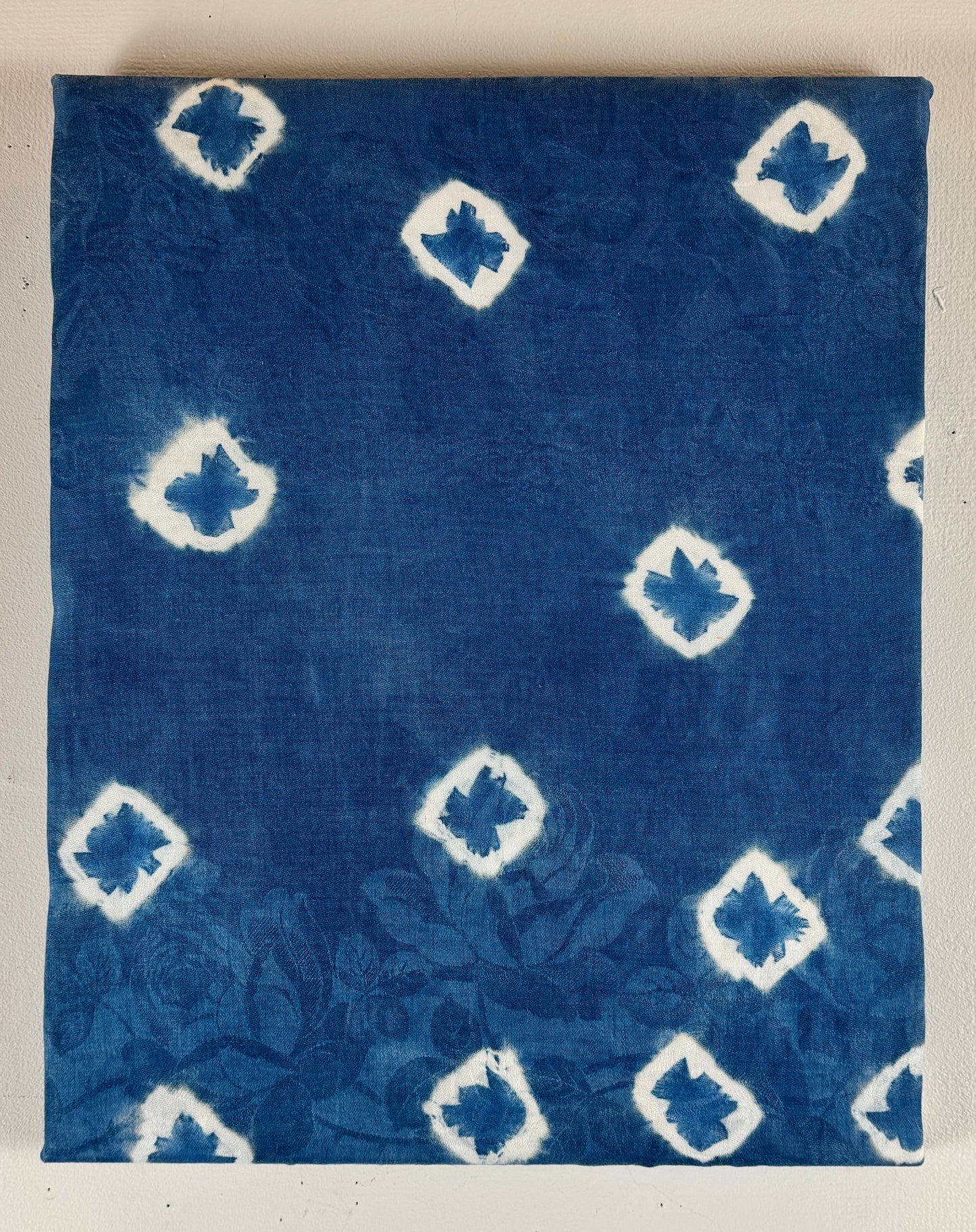 Twinkle (16x20) - Indigo dying