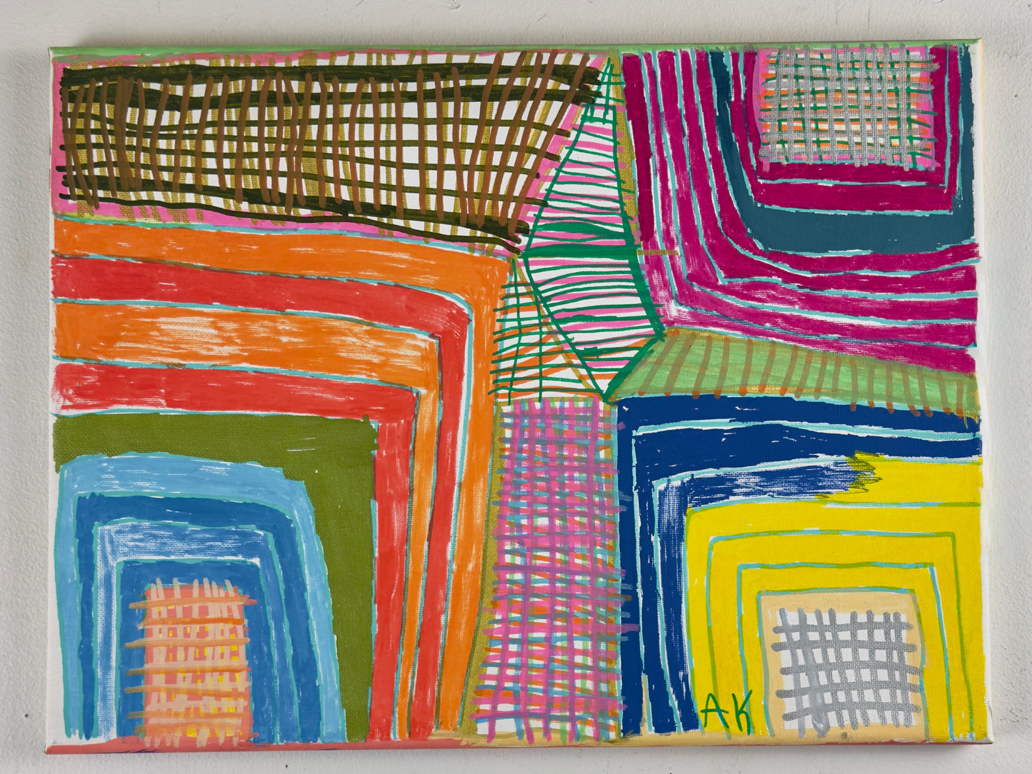 It’s the lines! (12x16)