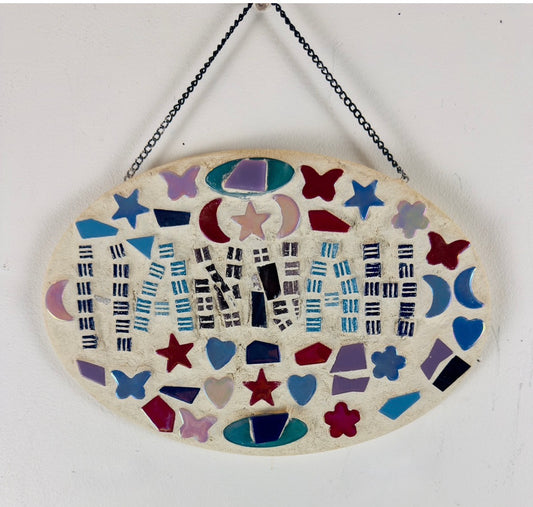 My Room (oval hanging) - Mosaic